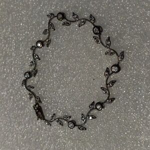 925 sterling silver and CZ bracelet.